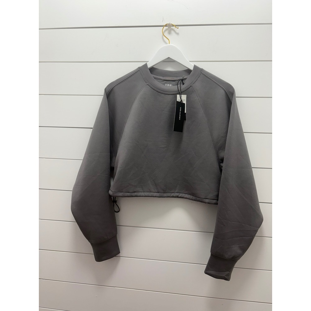 Abercrombie and Fitch YPB Grey sweatshirt with drawstrings NWT